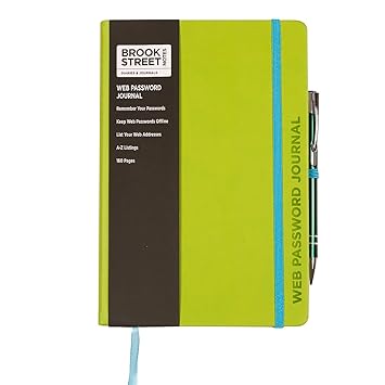 Internet-/Passwort-Notizbuch, A5 A5 lindgrün
