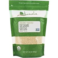 Kevala Organic Toasted Sesame Seeds 2Lbs (HULLED)