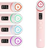 medicube Booster Pro | 6-in-1 Real Glass Glow Beauty Massager | for Clear, Radiant, Firmer-Looking Skin | Korean Skin Care | Pink