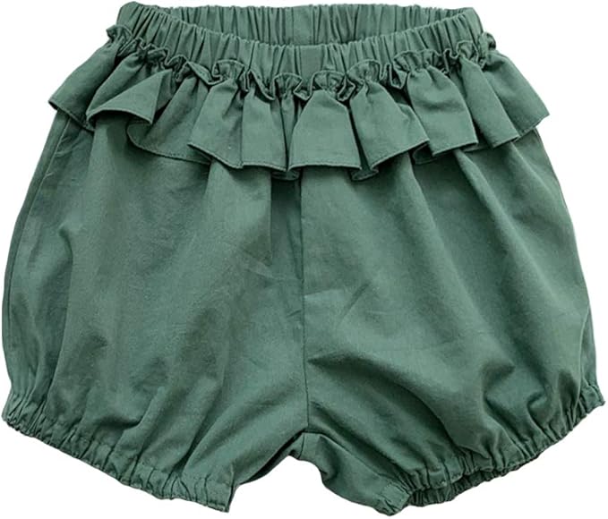 Little Girls Denim Shorts Cute Kids Ruffles Jeans Bloomer for Summer 2T7T Clothing