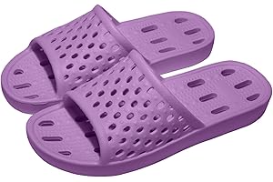 WOTTE Shower Sandals Women Quick Drying Bath Slippers Non Slip Dorm Shoes