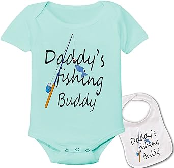 daddy's fishing buddy onesie
