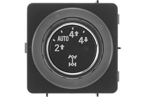 SWITCHRISE 4x4 Wheel Drive Switch for Chevrolet Silverado 1500 2014-2019 4WD Transfer Case Selector Switch No.22752189 Black