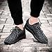 TiAnge Mens Womens Unisex Couple Casual Fashion Sneakers Breathable Athletic Running Shoes (US Mens 11.5 / EU 46, Black)