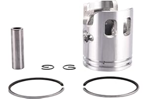 WOOSTAR 40mm Piston Ring Kit Replacement for 2 Stroke 49cc 50cc Jog 50cc Minarelli 1E40QMB Engine Scooter Moped
