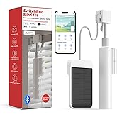 SwitchBot Blind Tilt Motorized Blinds - Smart Electric Blinds, Automatic Blind Opener and Closer, Solar Powered, Light Sensing Control, Add Hub Mini to Make it Compatible with Alexa &amp; Google Home
