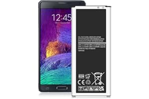 Galaxy Note 4 Battery,[Upgraded] 5200mAh Li-Polymer Replacement Battery for Samsung Note 4 [N910,N910U LTE,AT&T N910A,Verizon