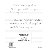 Handwriting Without Tears Double-Lined Notebook Paper, 100 Sheets