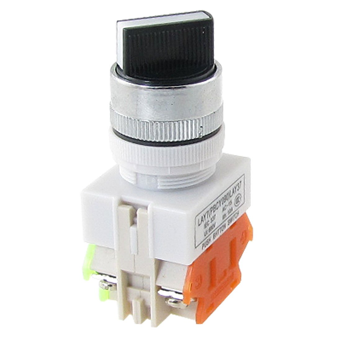 uxcell Lay37 Ui660V 2 Position Industrial Selector Rotary Switch