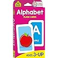 School Zone - Alphabet Flash Cards - Ages 3 and Up, Preschool, Letter-Picture Recognition, Word-Picture Recognition, Alphabet