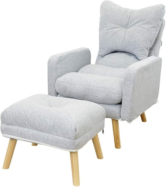 DLSMB-HO Sofá Moderno de Tela con sillón otomano Moderno y cómodo para
