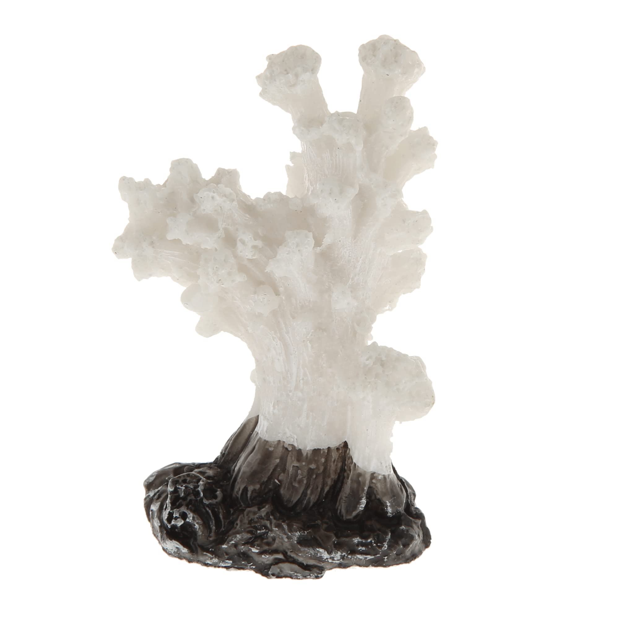 VOCOSTE White Coral Reef Decor, Aquarium Decor, Resin, 1.18"x2.17"