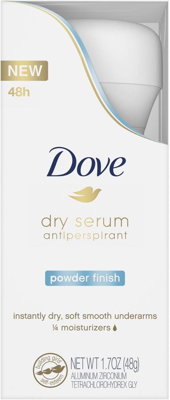 Dove Dry Serum Powder Finish Antiperspirant & Deodorant 1.7oz, pack of 1