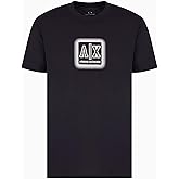 Armani Exchange Mens Spray Paint Logo Tee