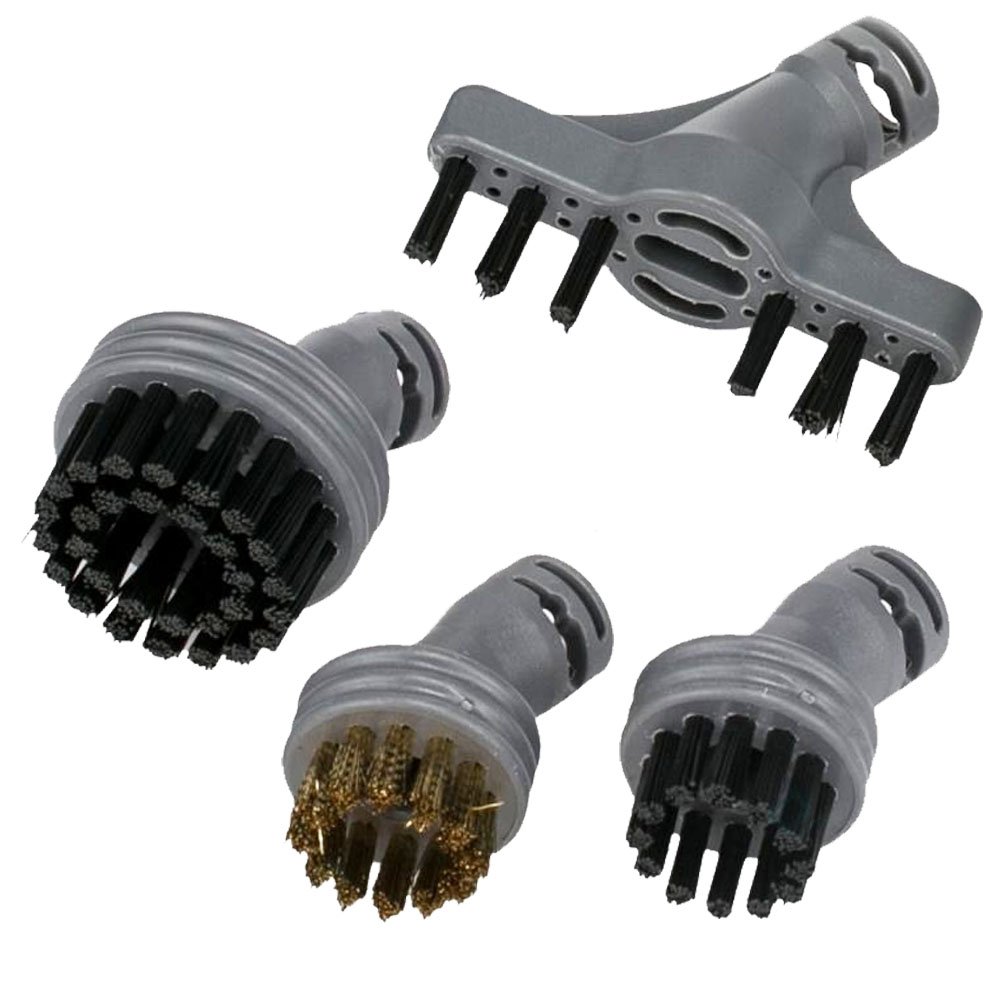 SPARES2GO Type 3 Kitchen & Bathroom Brush Nozzle Kit for VAX S5 S6 S6S S7 S7A Steam Cleaner