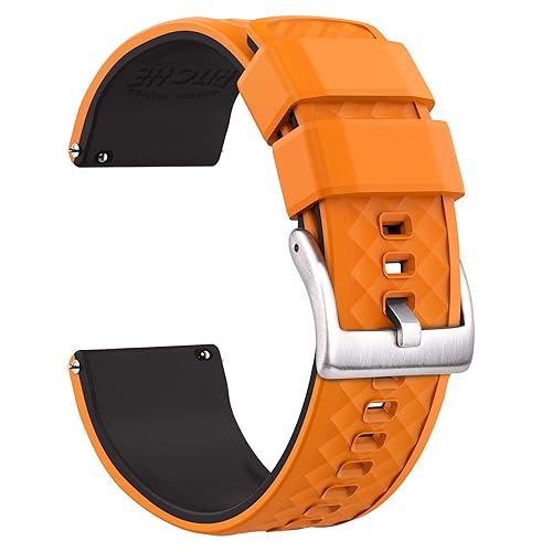 Ritche Christmas Gift 18mm Silicone Watch Band Compatible with