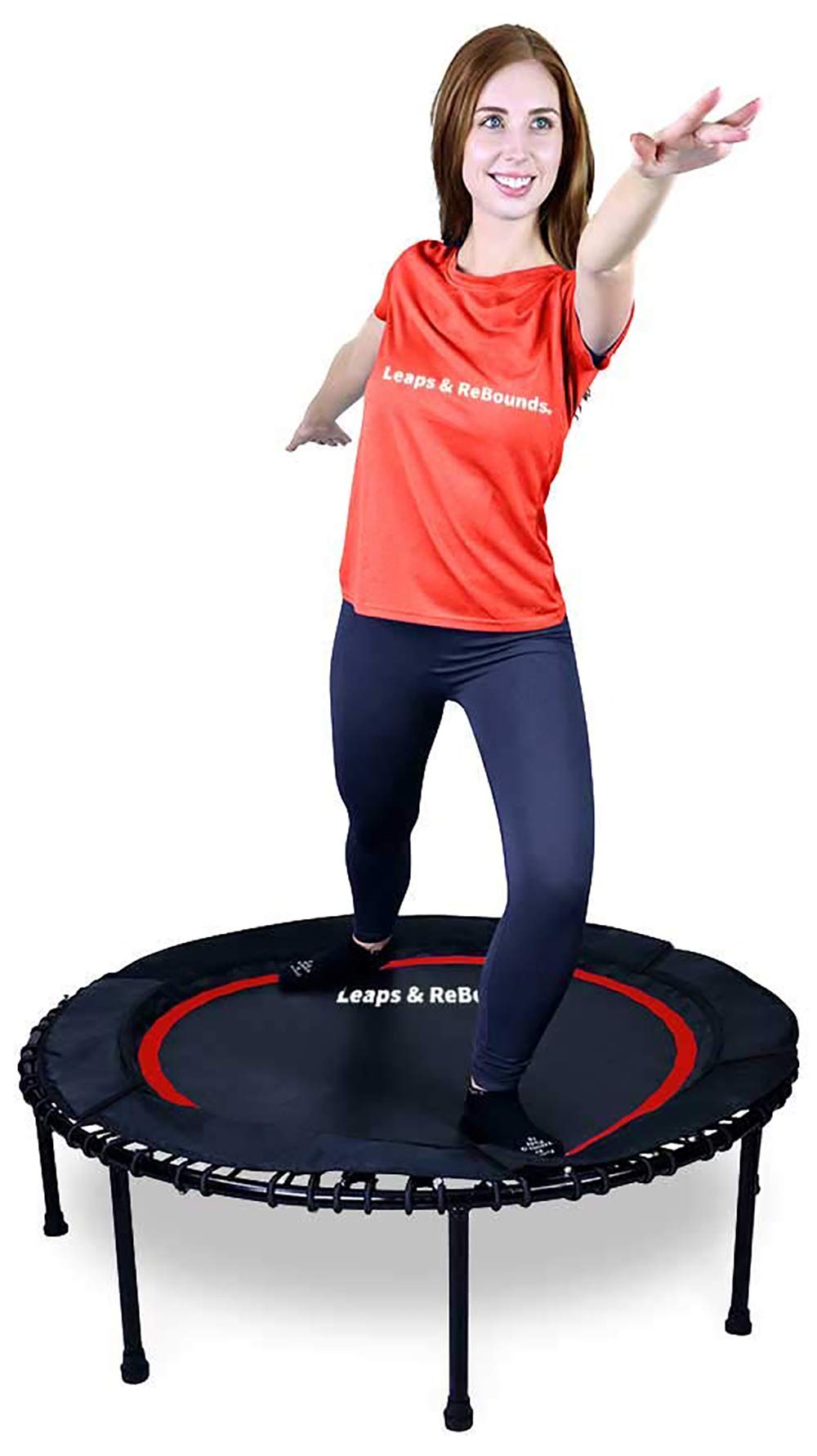 LEAPS REBOUNDS: Rebounder Fitness Trampoline Full-Size