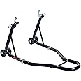 Donext Motorcycle Stand 850LB Sport Bike Rear Wheel Lift Swingarm Paddock Stands Black, U