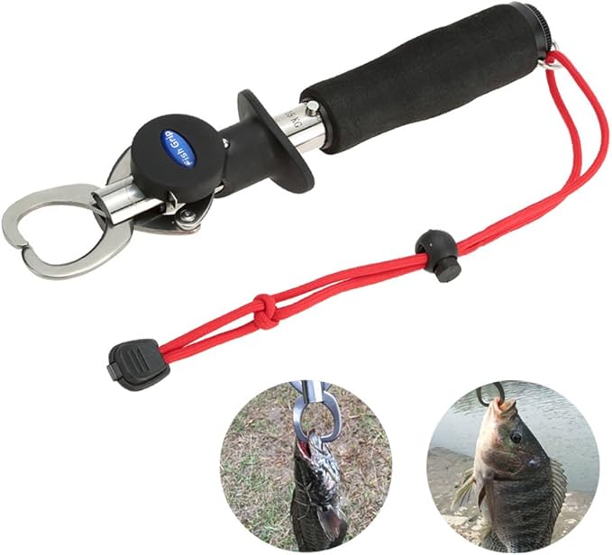 Fish Lip Gripper with Weight Scale and Ruler, Fish Gripper, Fish Hold