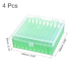 uxcell Centrifuge Tube Freezer Storage Box 100
