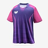Butterfly Playce Shirt &mdash; Athletic Short Sleeve Shirt &mdash; Breathable, Stretch, Quick Dry, B-Dry, Performance Table Tennis Shirt