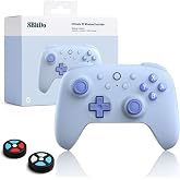 8Bitdo Ultimate 2C Bluetooth Controller (Blue)- Hall Effect Joysticks | For Switch/Switch 2 - Wireless Gaming Controller, 6-Axis Motion, Remappable L4/R4 Bumpers &amp; Turbo Function