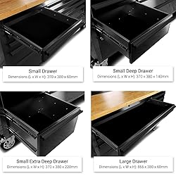 AnorTrek 72 inch 15 Drawers Tool Chest with 3 Up