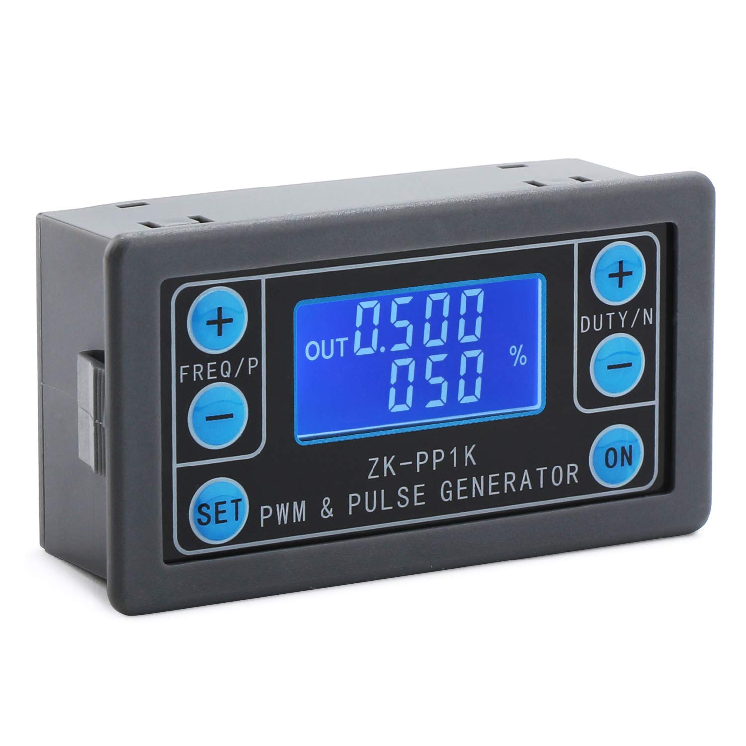 PWM Pulse Generator, DROK Dual Mode Adjustable Function Generator DC 3.3-30V 1-150kHZ 1-9999 Variable Pulse Width Frequency Duty Cycle Square Rectangular Wave Signal Generator Module with Case