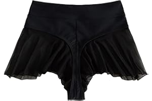 JOINFUN Women's High Waist Workout Gym Shorts Sexy Club Hot Pants Yoga Booty Shorts Dance Skirts