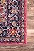 nuLOOM RZBD32B Fancy Persian Vonda Accent Rug, 2' x 3' , Orange