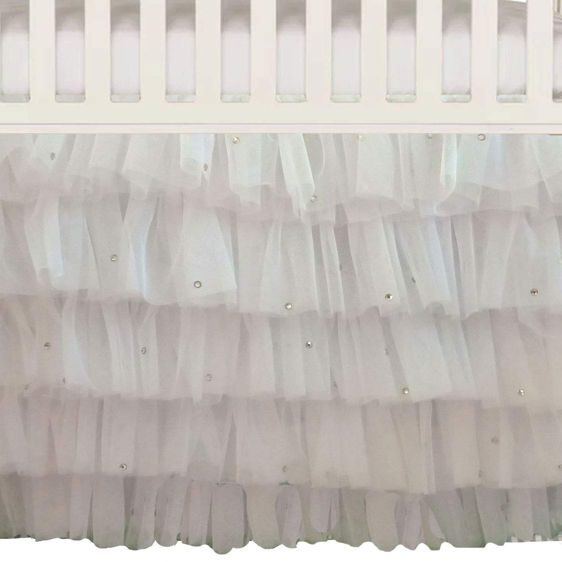 sparkle crib skirt