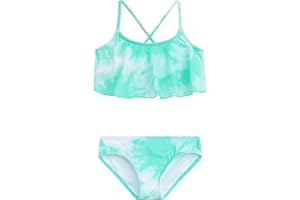 Kanu Surf Girls Cindy Flounce Bikini Beach Sport 2 Piece Swimsuit
