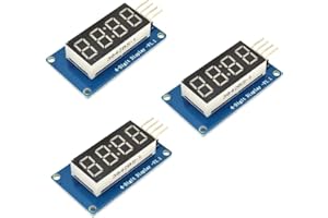 TM1637 LED Display Module for Arduino 7 Segment 4 Bits 0.36 Inch Clock RED Anode Digital Tube Four Serial Driver Board Pack 3