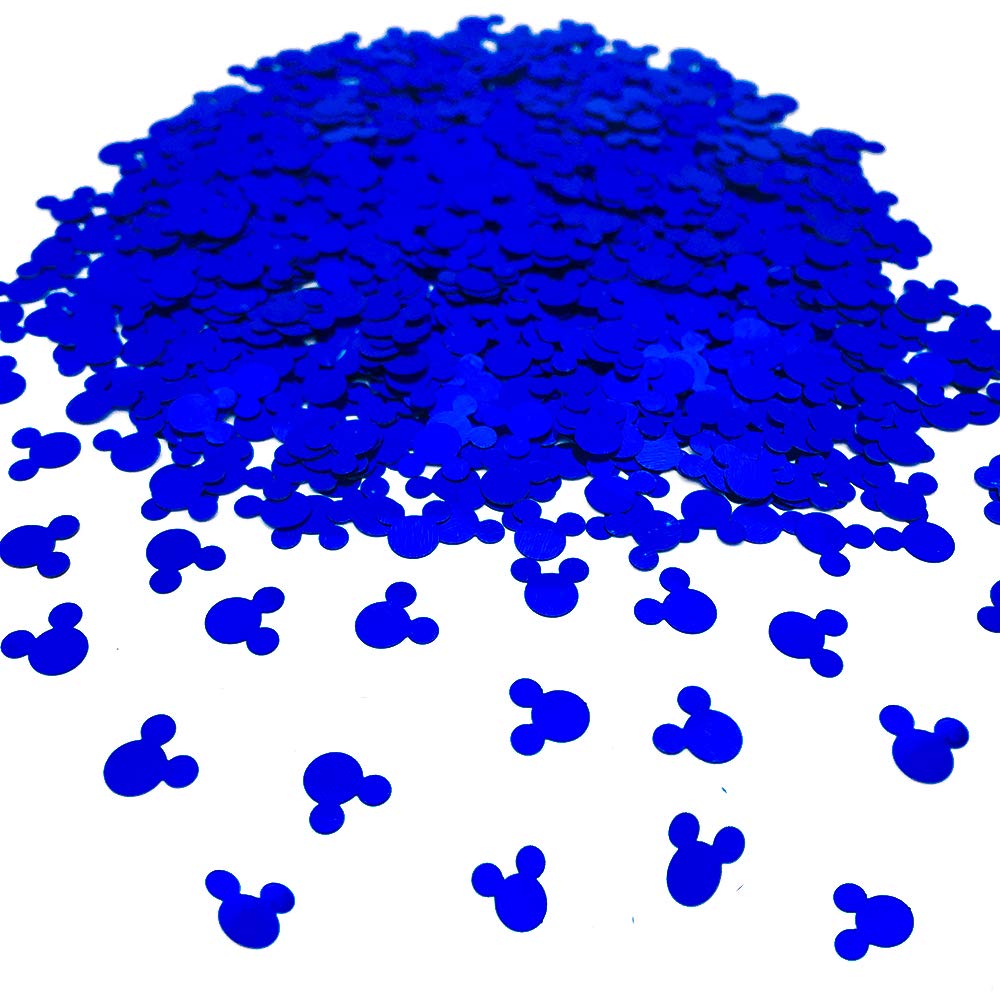 Mini Mouse Confetti | Glitter Confetti Sprinkles for Baby Shower Boys Girls Disney Party Decoration | Kids Mickey and Minnie Theme Party Supplies | Metallic Foil | 45g 1.6OZ 1600Pcs