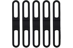Flashlight Bike Mount,5Pcs Silicone Band Elastic Rubber Strap Tie Flashlight Holder Bandage Bike Cycling Handlebar Mount Hold
