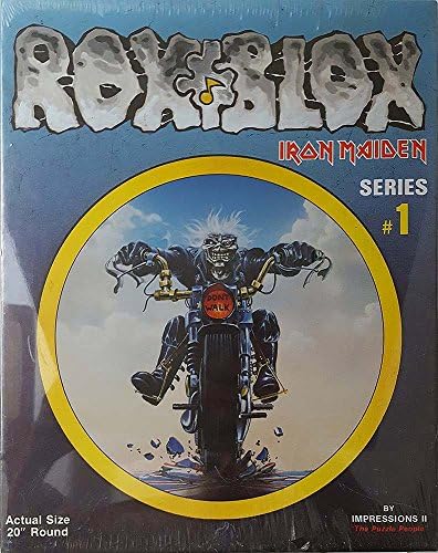 Rox Blox Iron Maiden Puzzle, Series 1, 500 Pieces, 20" Round, by Impressions II "The Puzzle People"