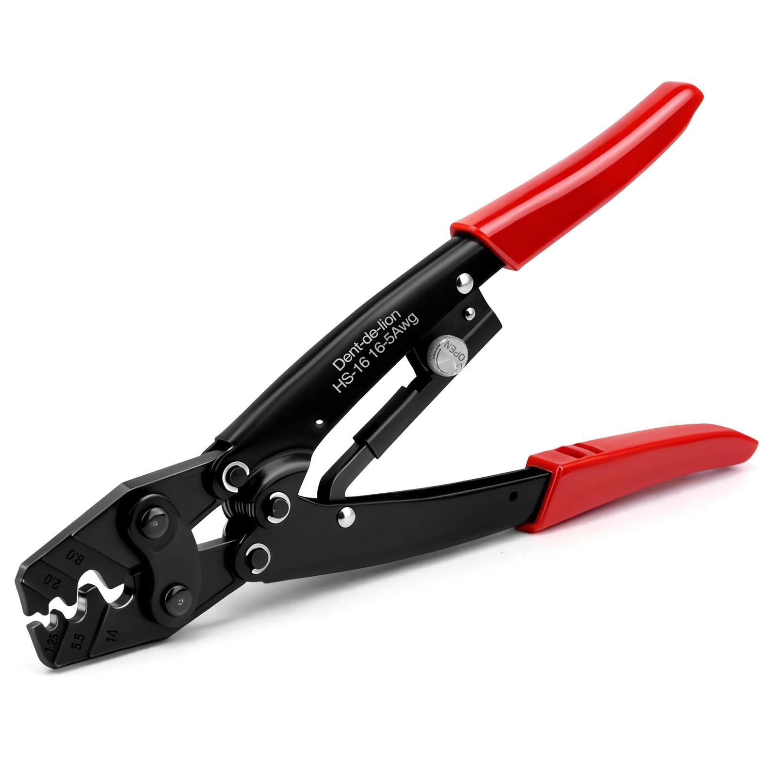 HS-16 1.25-16mm² Crimping Tool Wire Cutting Terminal, Terminal Clamp Cable Lugs Cutter Crimping Tool