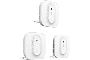 X-Sense Smoke Detector Carbon Monoxide Detector Combo Hardwired with Voice Location, Hardwired Interconnected Smoke and Carbon Monoxide Detector, Model XP02-AR, 3-Pack
