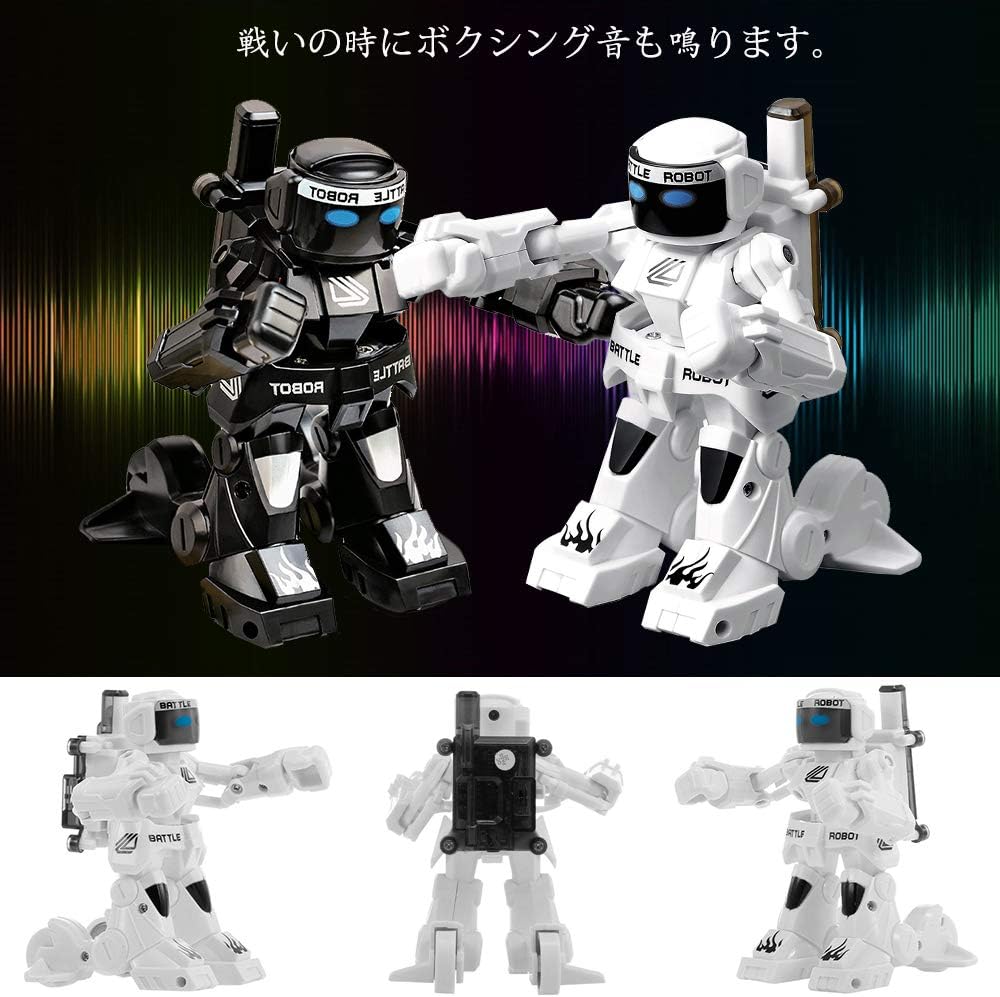 Amazon ラジコンロボット スマートロボット バトル対戦型 2 4ghz無線 手振り感応 ボクシング音 Ledライト搭載 Usb充電式 二足歩行 Rcロボットおもちゃ 子供 入園祝い 幼稚園 クリスマス 誕生日プレゼント 知育玩具 ホワイト おもちゃ おもちゃ