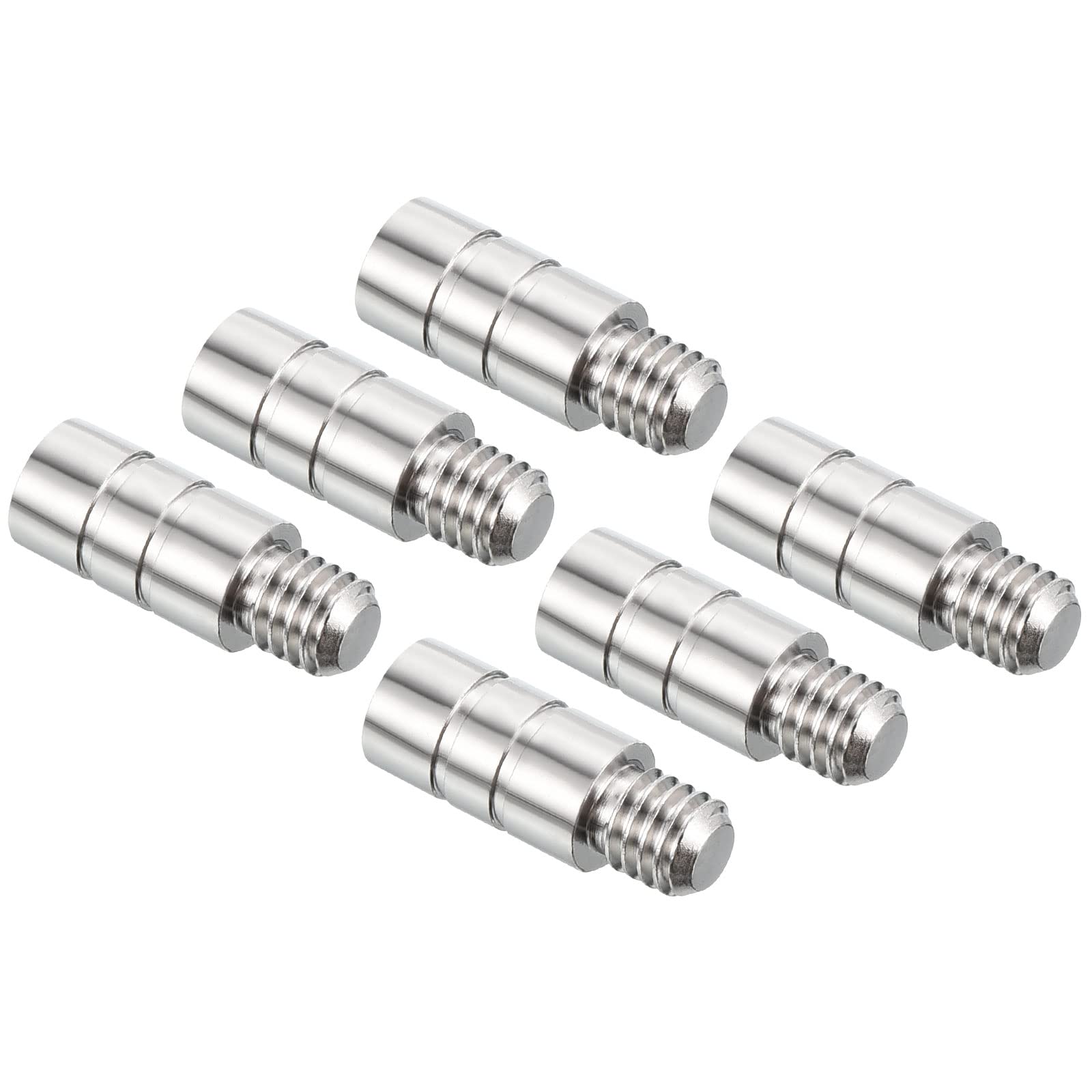 PATIKIL 2g Copper Dart Weight Add Accentuator 6 Pcs 16mm Length 2BA Thread Darts Weight Adjuster Dart Accessories Silver