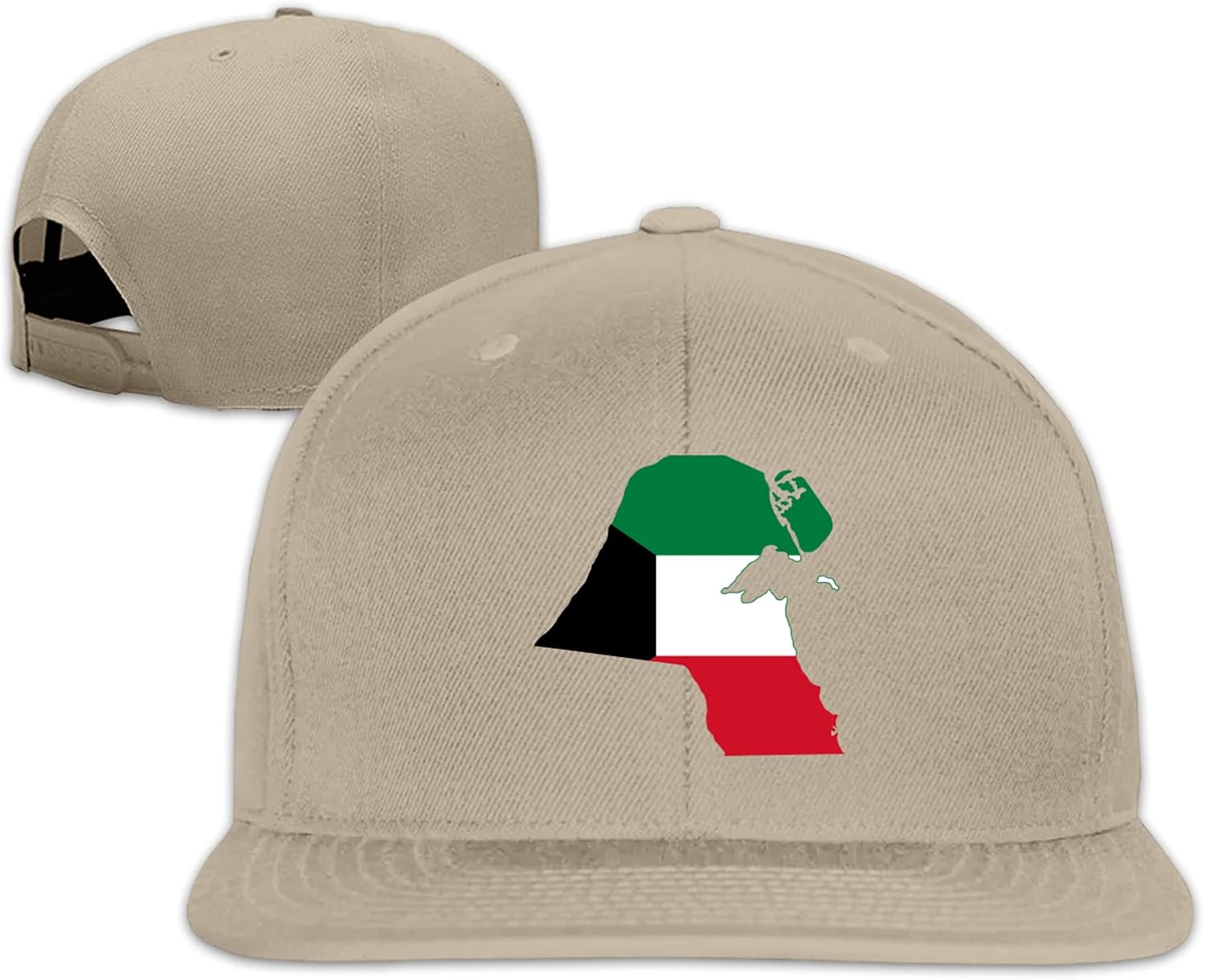 TqzkasdoAO Flag Map of Kuwait Hat Adjustable Baseball Cap for Unisex