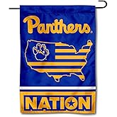 Pittsburgh Panthers Garden Flag with USA Stars and Stripes