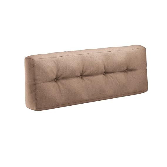 Vicco Palettenkissen Rückenkissen 120x40cm Palettenmöbel (Rückenkissen 120x40, Taupe)