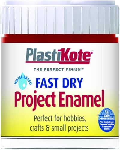 PlastiKote B25W 59 ml Enamel Paint Bottle Metallic Red