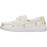 HEYDUDE Wendy Cru Embroidered Egret Size 5, Womens Shoes, Womens Slip-on Loafers, Comfortable & Light-Weight