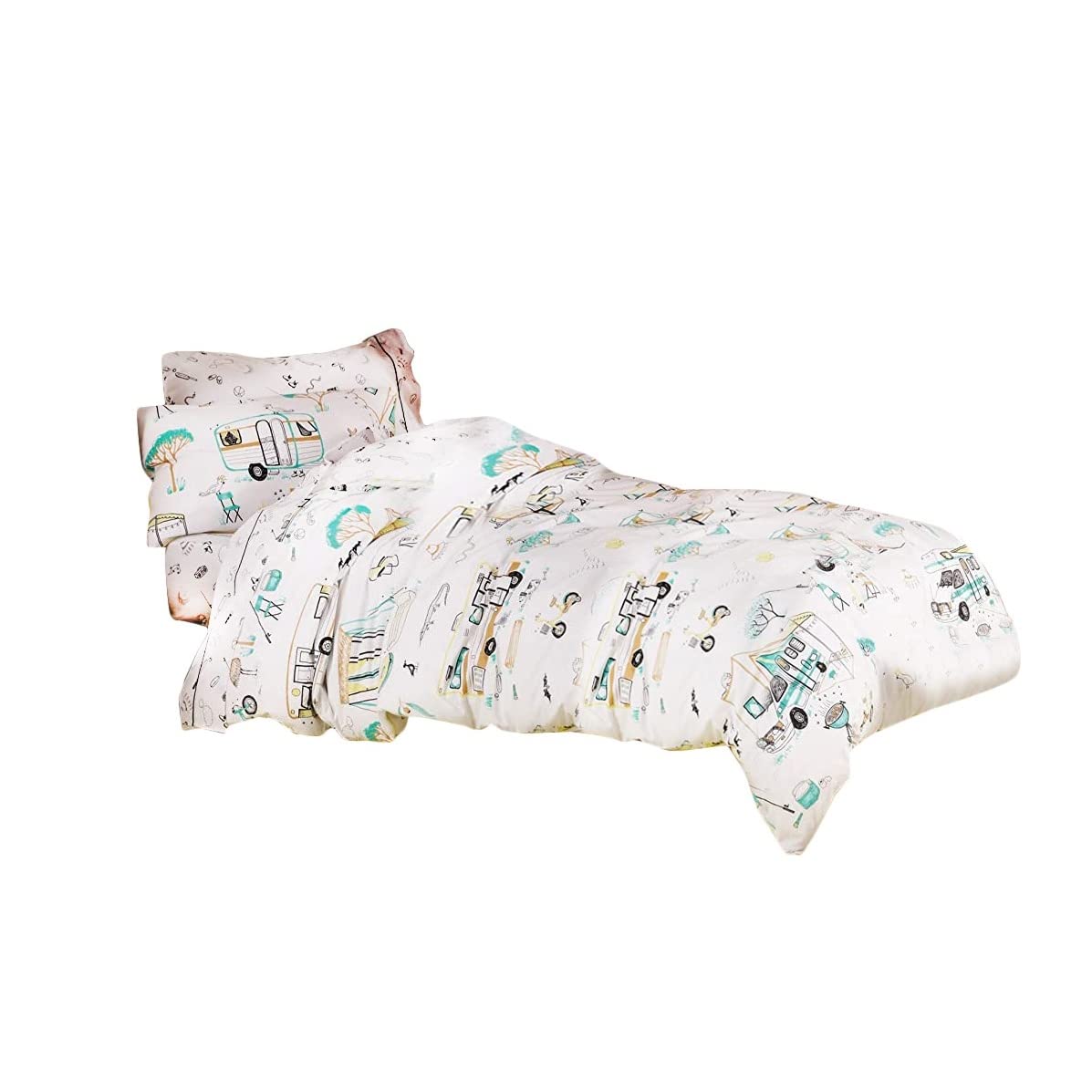 Linen House Kids Down By The River Duvet Cover Set - Single - Multicolour