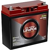 ECI Power 12V 20Ah Lithium LiFePO4 Deep Cycle Rechargeable Battery | 2000-5000 Life Cycles & 10-Year Lifetime | Built-in BMS 