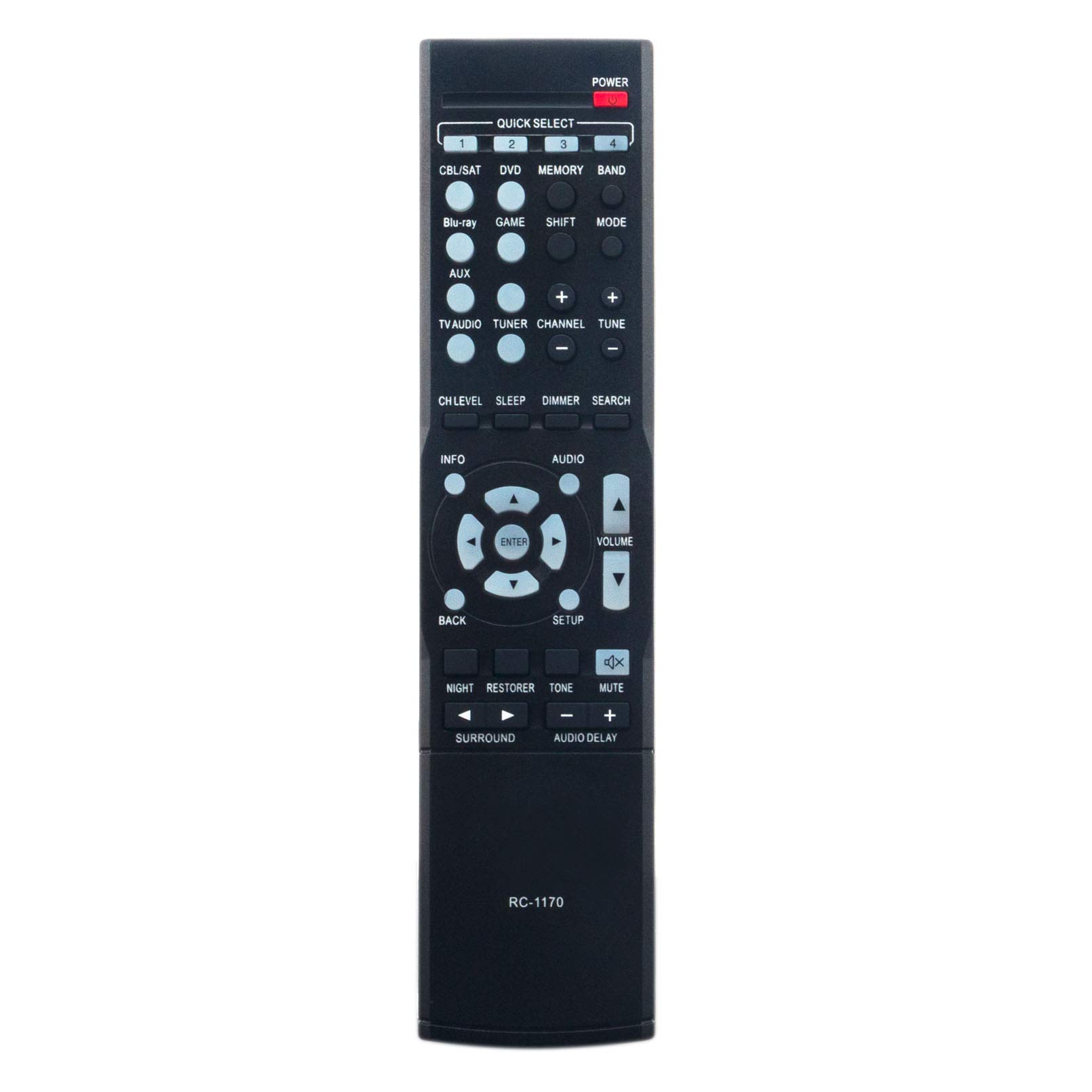 RC-1170 Replace Remote Control - VINABTY RC 1170 AV Remote Control for Denon AVR-1513 DHT-1513BA AV Receiver RC1170 Remote Controller