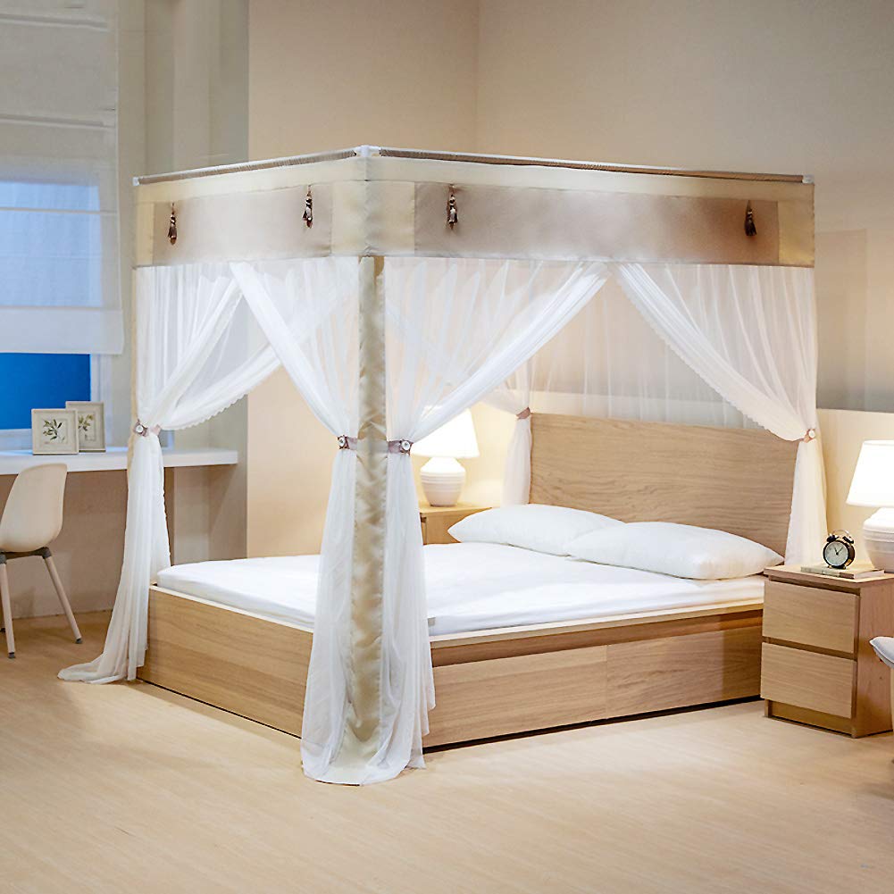 Accesorios para camas 47x79inch ASDFGH Estilo Europeo Cifrado Princesa