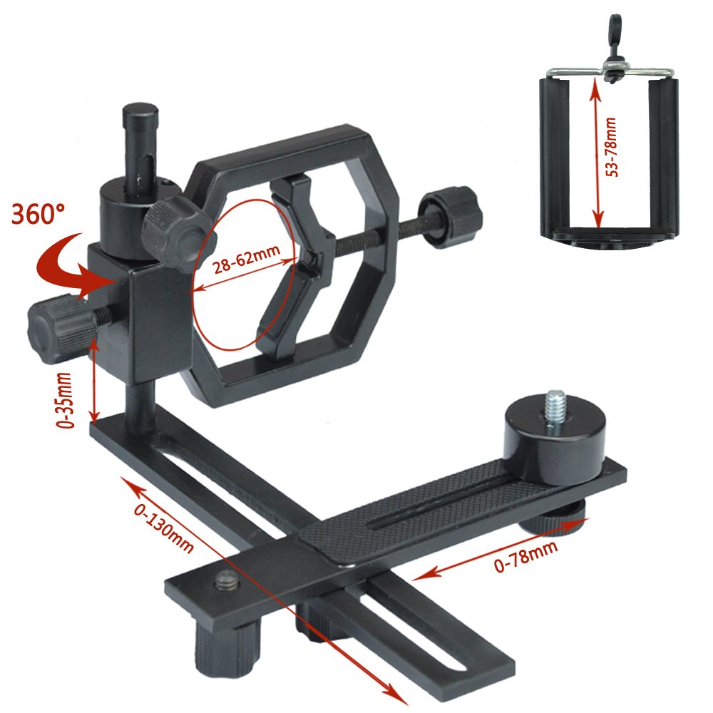 Gosky Fully Metal Telescope Camera Adapter Smartphone Adapter Telescope